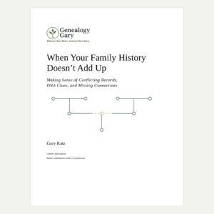 When Your Family History Doesn’t Add Up by Gary Katz — ebook cover